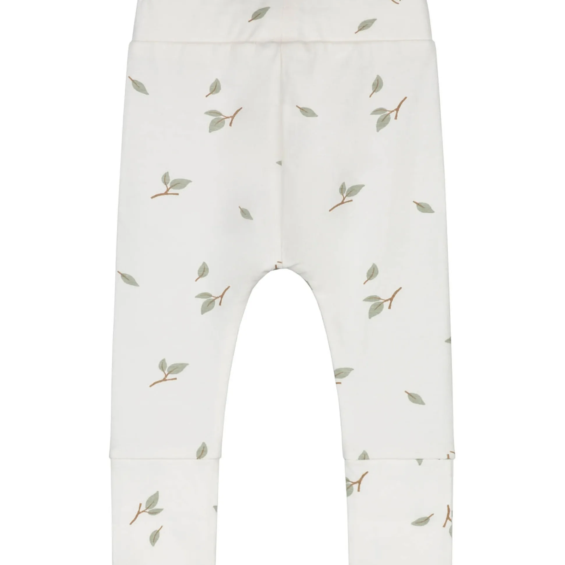 Prénatal newborn broek Pure all over print wit