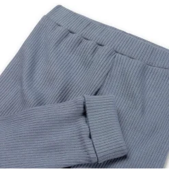 Prénatal newborn broek rib   blauw