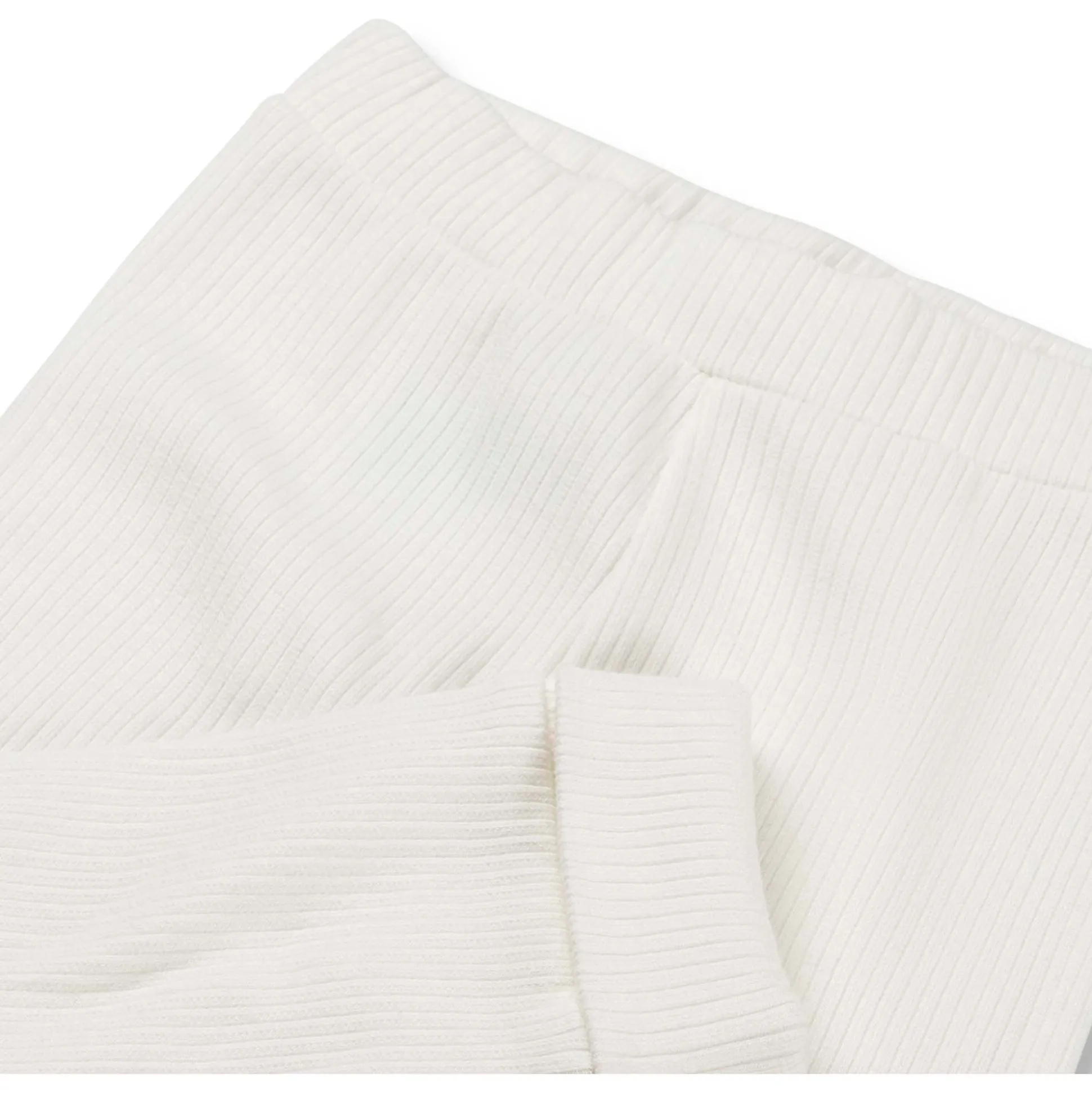 Prénatal newborn broek rib wit
