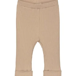 Prénatal newborn broek rib effen taupe