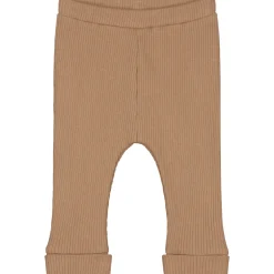 Prénatal newborn broek rib Pure effen bruin