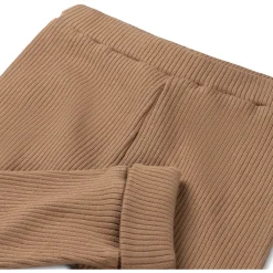 Prénatal newborn broek rib Pure effen bruin