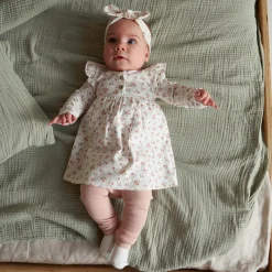 Prénatal newborn broek rib  effen roze