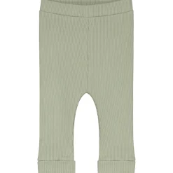 Prénatal newborn broek rib Pure  effen groen