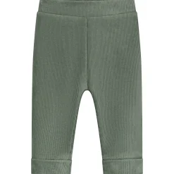 Prénatal newborn broek velours  effen groen