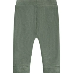 Prénatal newborn broek velours  effen groen