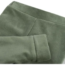 Prénatal newborn broek velours  effen groen