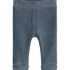 Prénatal newborn broek velours effen blauw