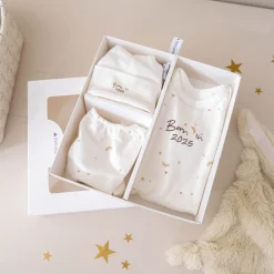 Prénatal newborn giftset born in 2025 Beigebrown