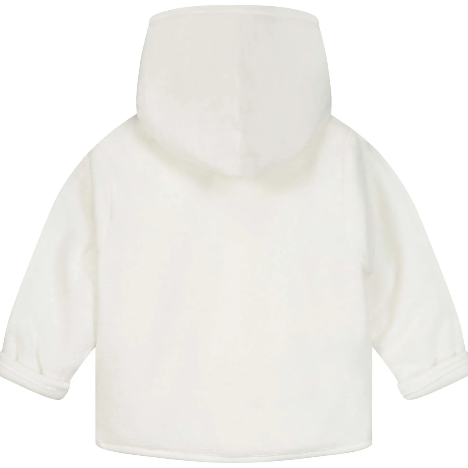 Prénatal newborn jas rib velours effen wit