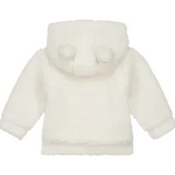 Prénatal newborn jas teddy lange mouwen effen wit