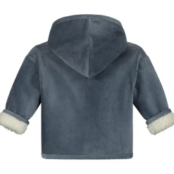 Prénatal newborn jas velours lange mouwen effen denim