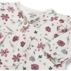 Prénatal newborn jurk lange mouwen bloemen multi