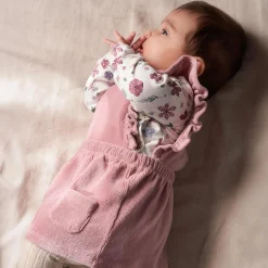 Prénatal newborn jurk mouwloos effen roze