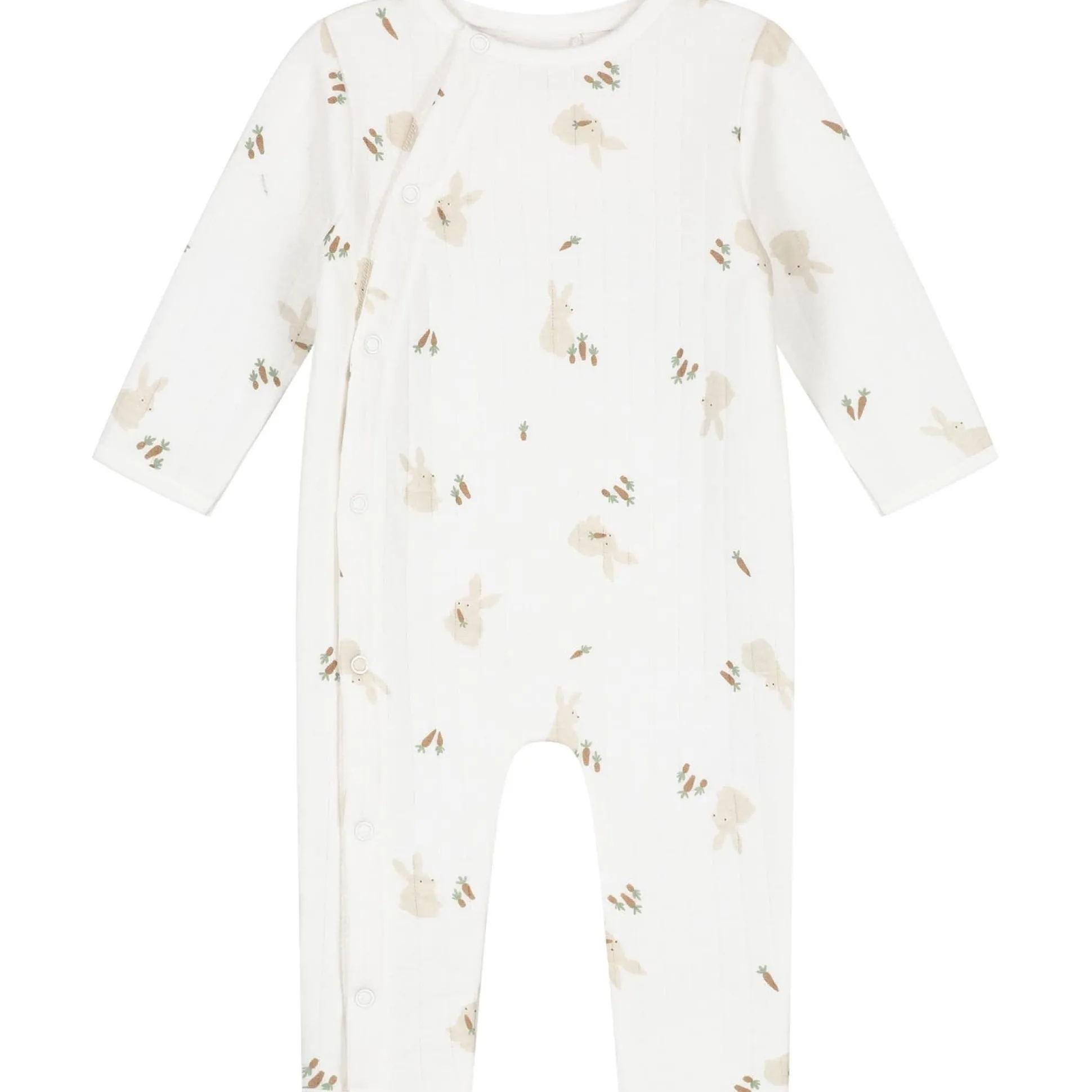 Prénatal newborn kledingset konijn lange mouwen dierenprint multi