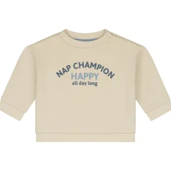 Prénatal newborn kledingset blokjes lange mouwen tekst blauw