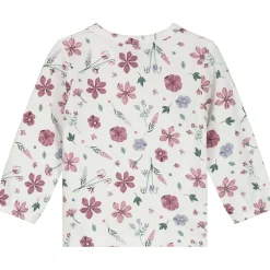Prénatal newborn overslagshirt lange mouwen bloemen multi