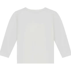 Prénatal newborn overslagshirt lange mouwen printopdruk wit