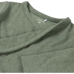 Prénatal newborn overslagshirt lange mouwen effen groen