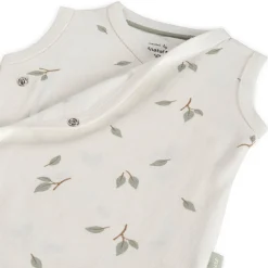 Prénatal newborn romper Pure mouwloos all over print wit