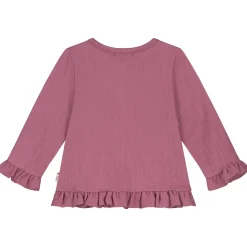 Prénatal newborn shirt lange mouwen effen paars