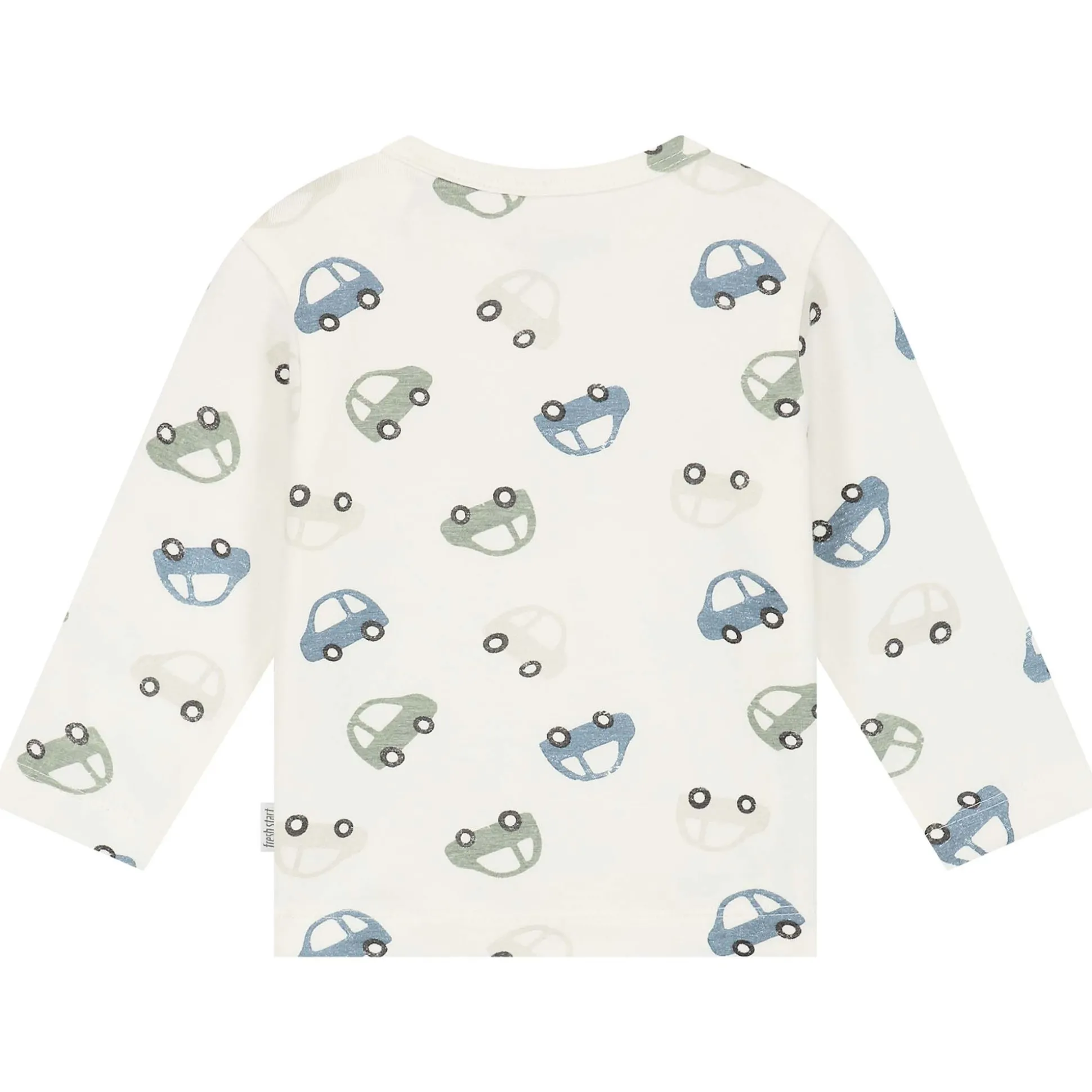 prénatal newborn shirt lange mouwen tekst wit