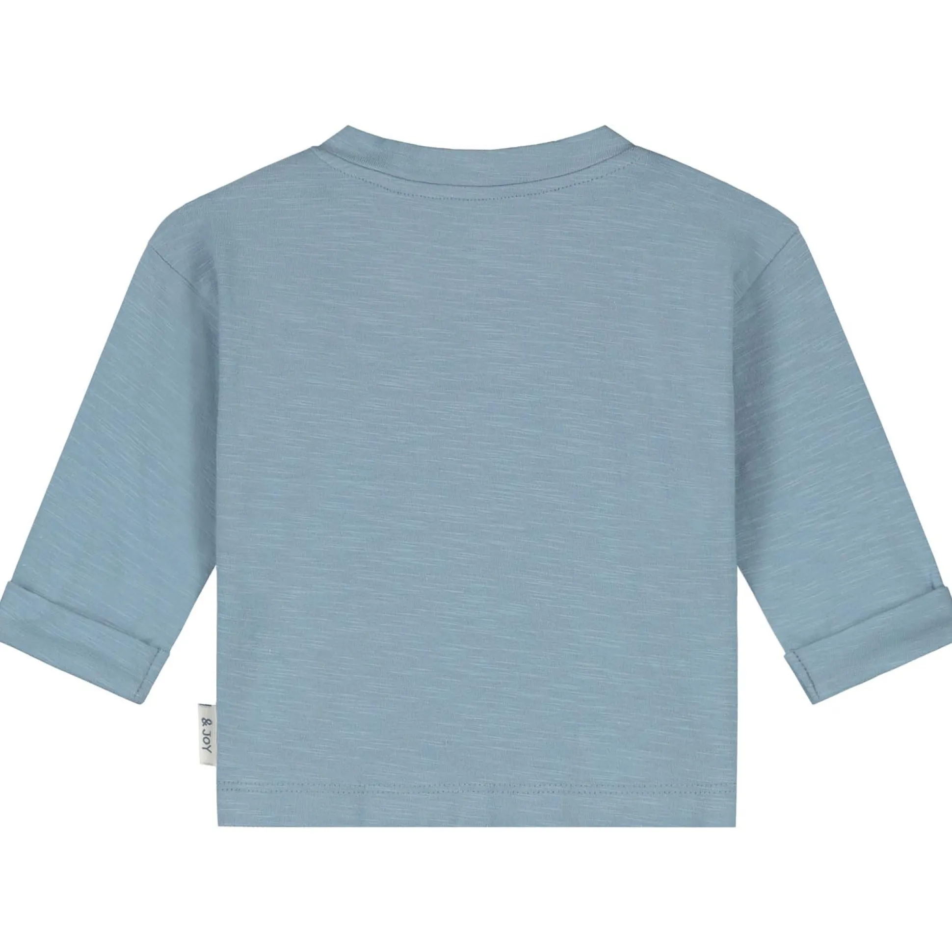 Prénatal newborn shirt lange mouwen printopdruk blauw