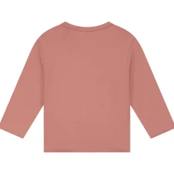 prénatal newborn shirt lange mouwen tekst roze