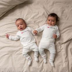 Prénatal newborn shirt papa lange mouwen tekst wit