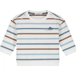 Prénatal newborn sweater lange mouwen strepen multi