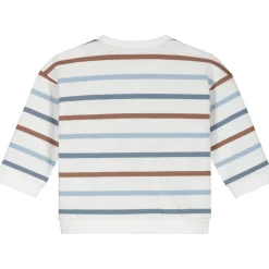 Prénatal newborn sweater lange mouwen strepen multi