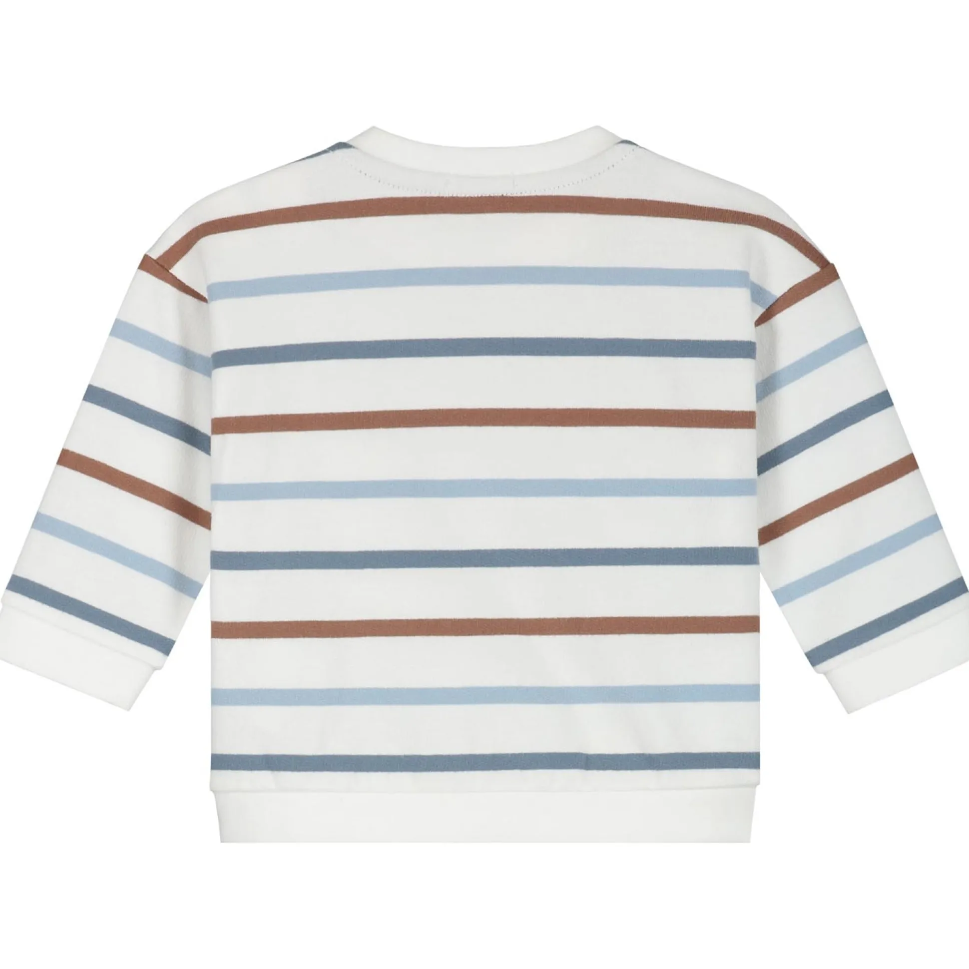 Prénatal newborn sweater lange mouwen strepen multi