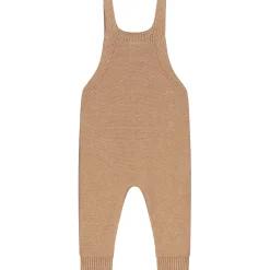 Prénatal newborn tuinbroek Pure mouwloos effen bruin