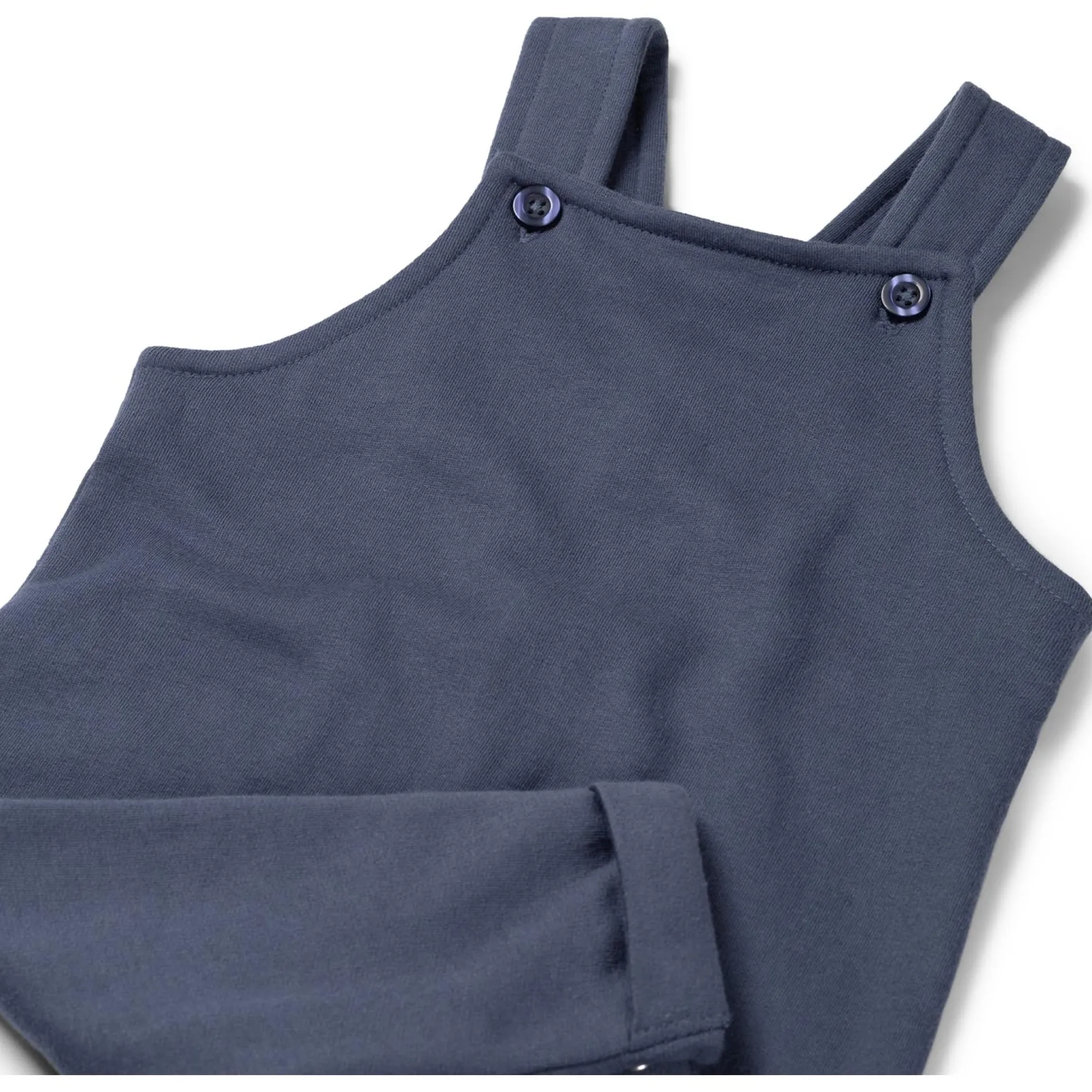 Prénatal newborn tuinbroek effen blauw