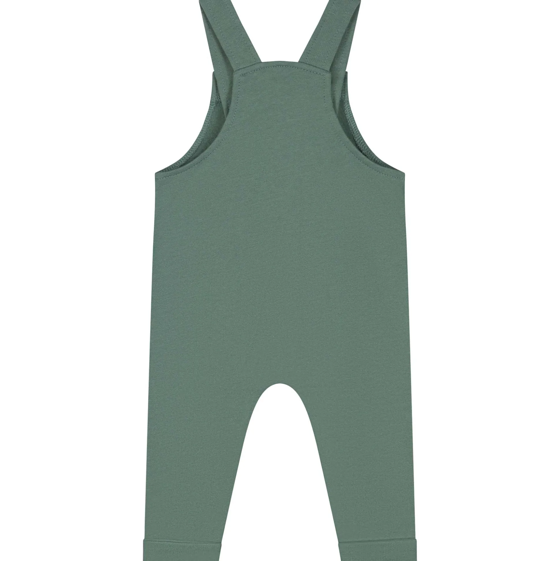 Prénatal newborn tuinbroek effen groen