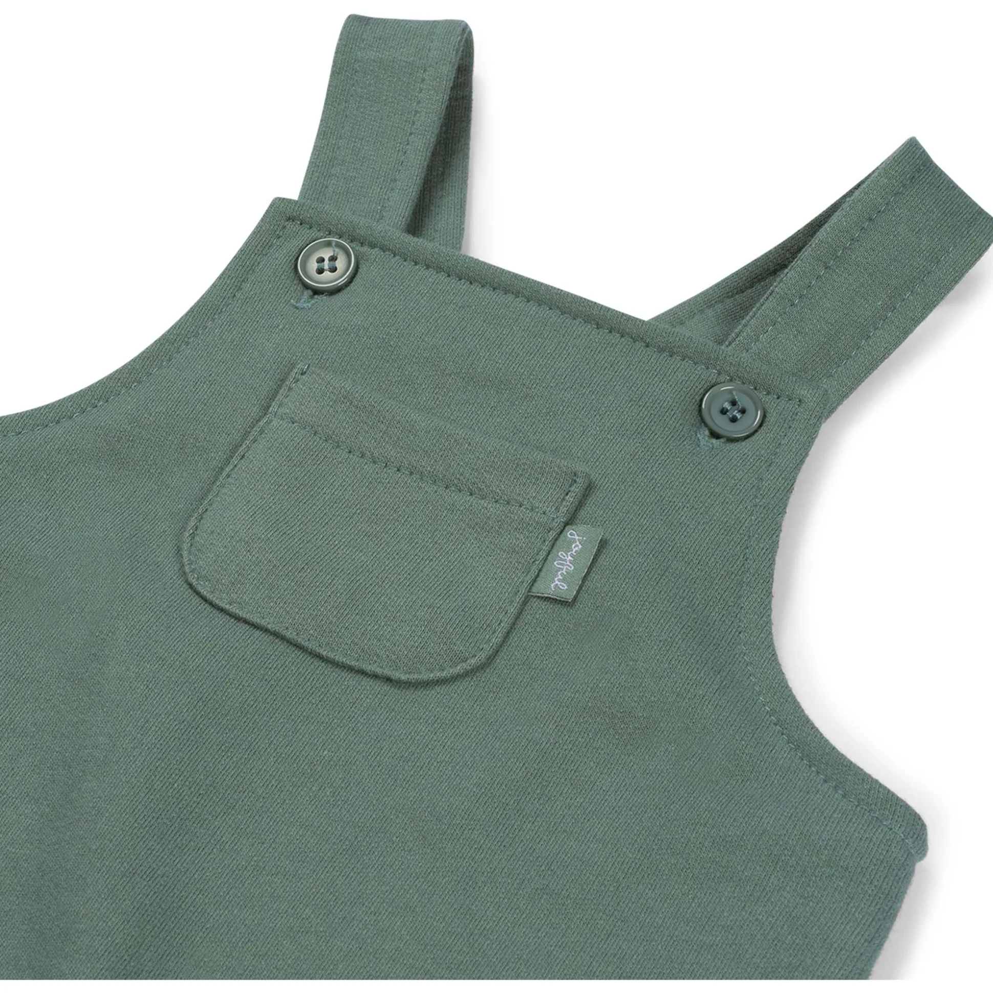 Prénatal newborn tuinbroek effen groen