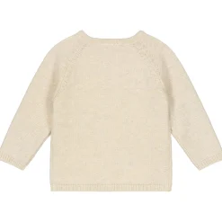 Prénatal newborn vest Pure lange mouwen effen beige