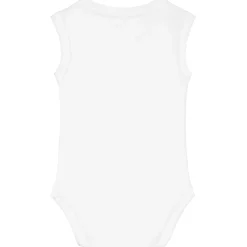 Prénatal overslag romper 2 stuks mouwloos effen wit