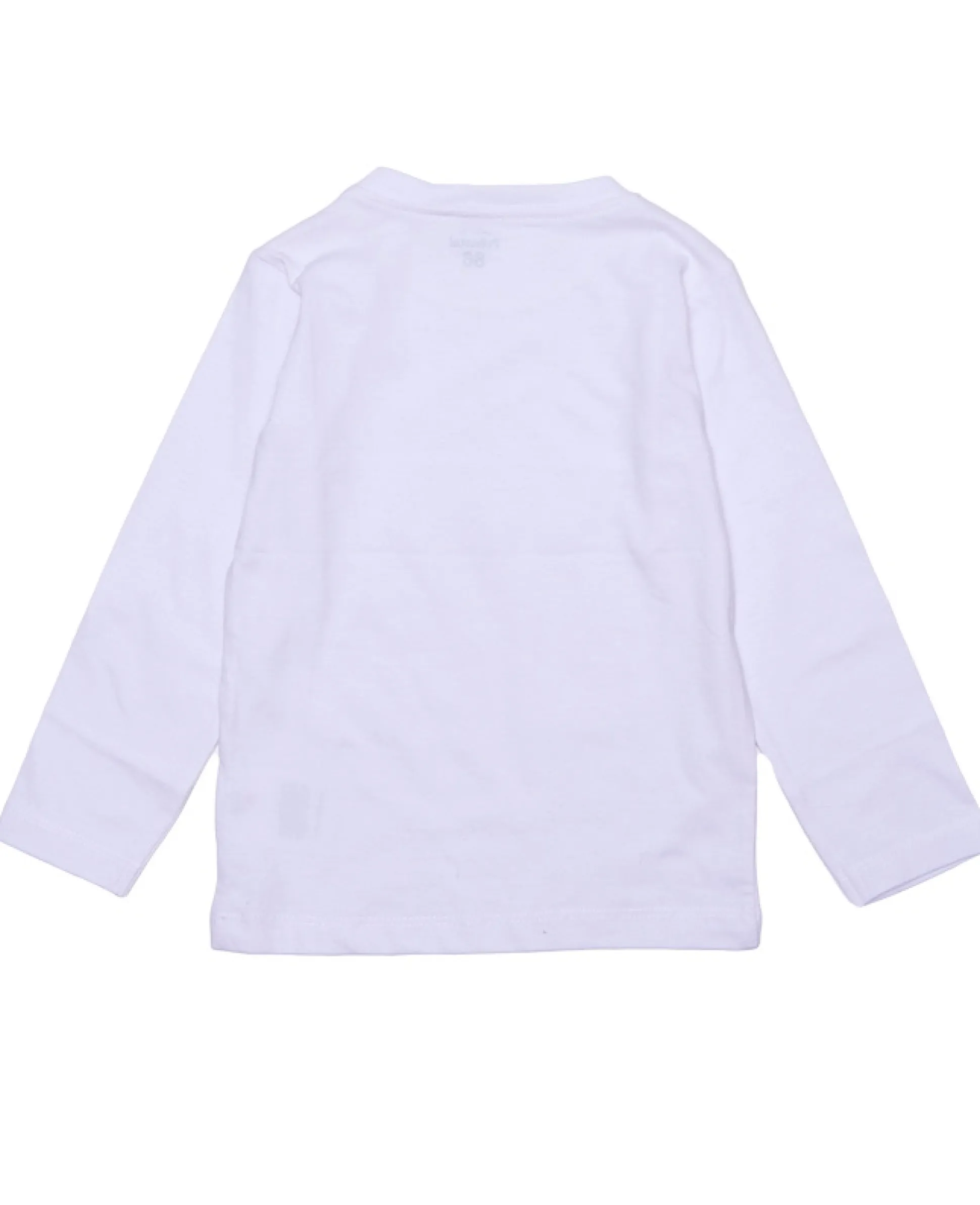 Prénatal peuter basis shirt lange mouwen effen wit