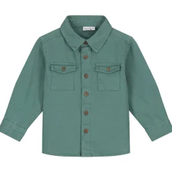 Prénatal peuter blouse lange mouwen effen groen