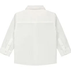 Prénatal peuter blouse lange mouwen effen wit