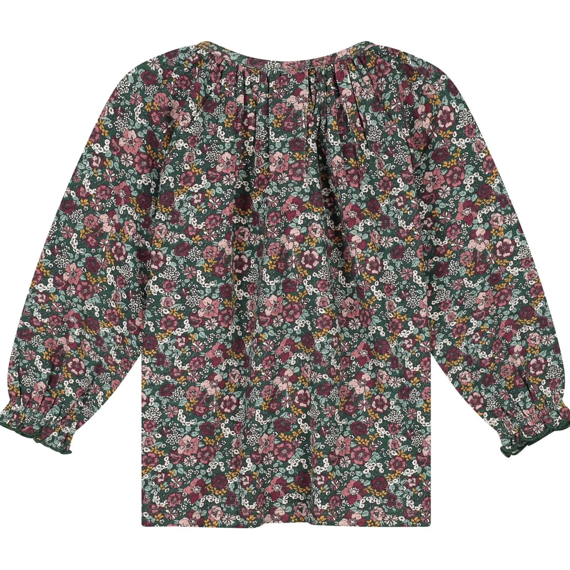 Prénatal peuter blouse lange mouwen bladeren multi