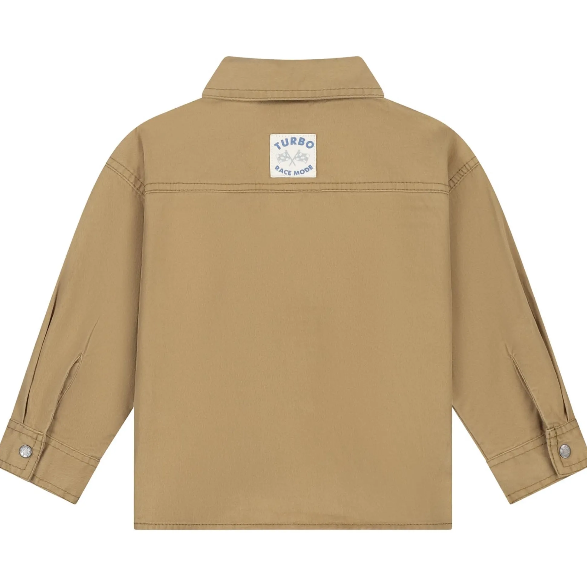 Prénatal peuter blouse lange mouwen effen bruin