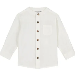 Prénatal peuter blouse lange mouwen effen wit