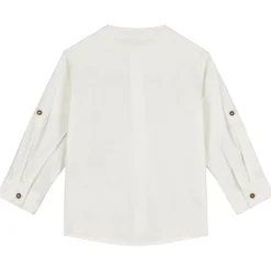 Prénatal peuter blouse lange mouwen effen wit