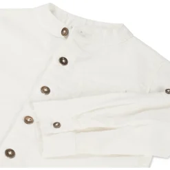 Prénatal peuter blouse lange mouwen effen wit