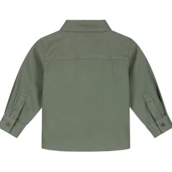 Prénatal peuter blouse lange mouwen effen groen