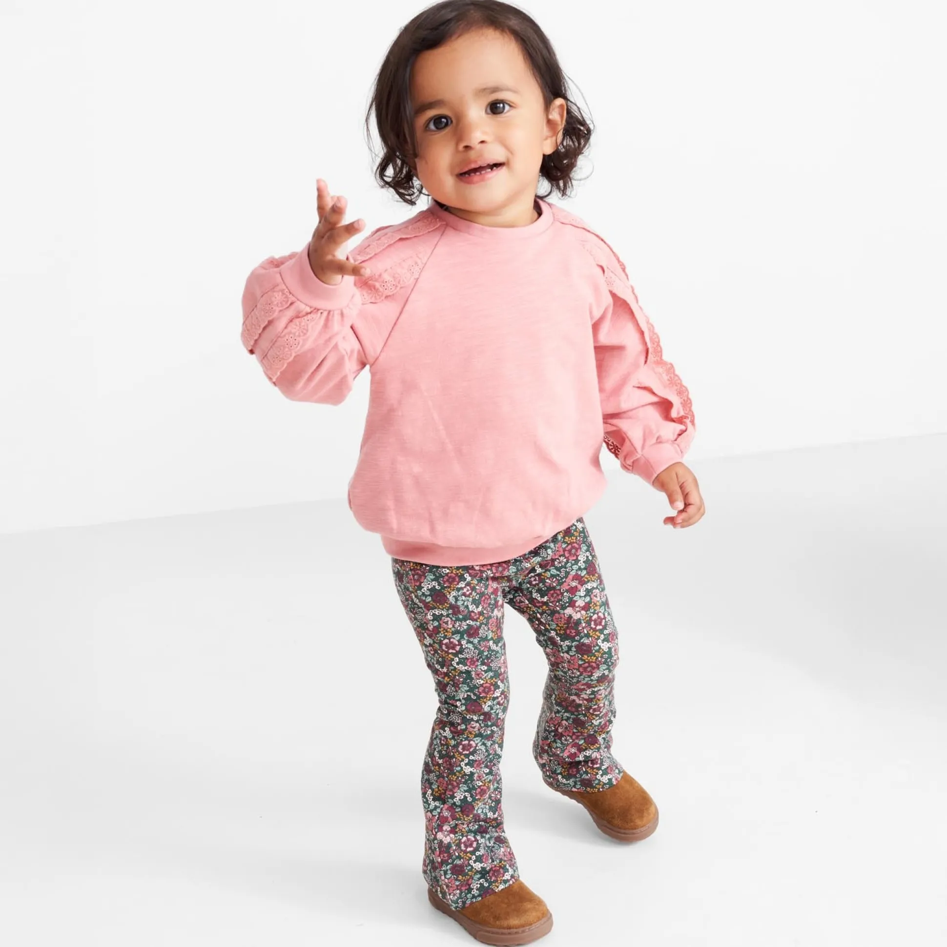 Prénatal peuter broek bloemen multi
