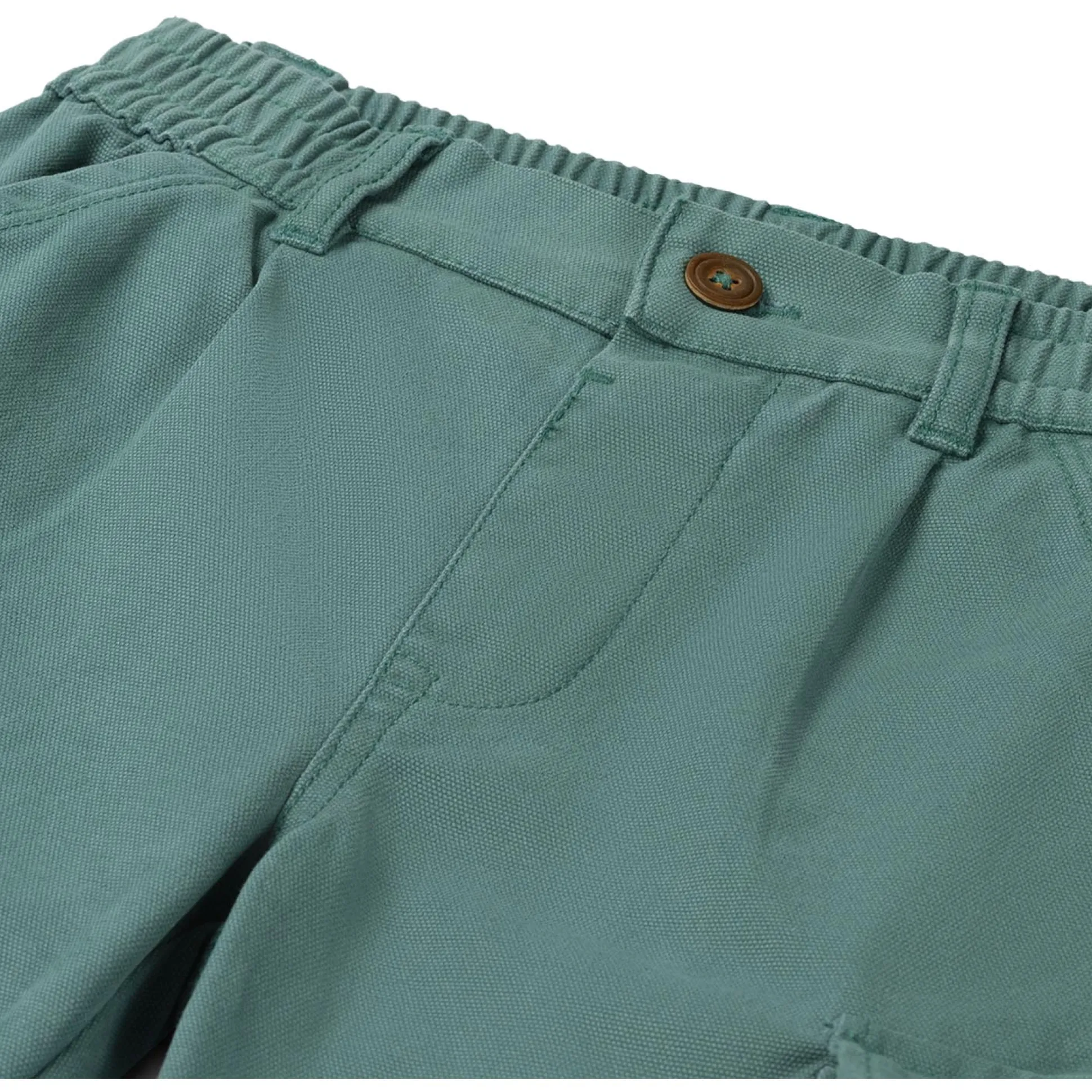 Prénatal peuter broek effen groen