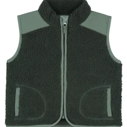 Prénatal peuter gilet mouwloos meerkleurig groen